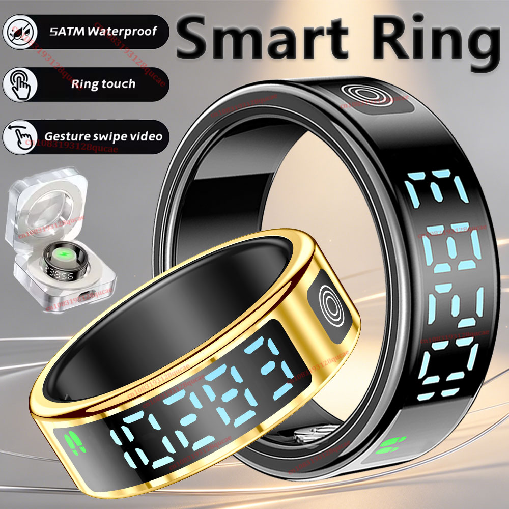Men'S Accessories Display - Anel Inteligente 2026 R12 com Tela