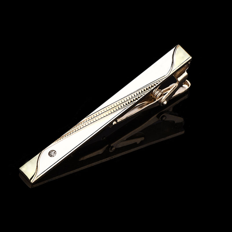 Men Accessories In Silver - 1 peça de prendedor de gravata