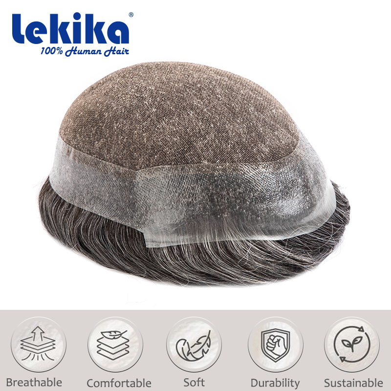 Men'S Accessories Australia - Toupee Masculino Austrália: Prótese Capilar Respirável