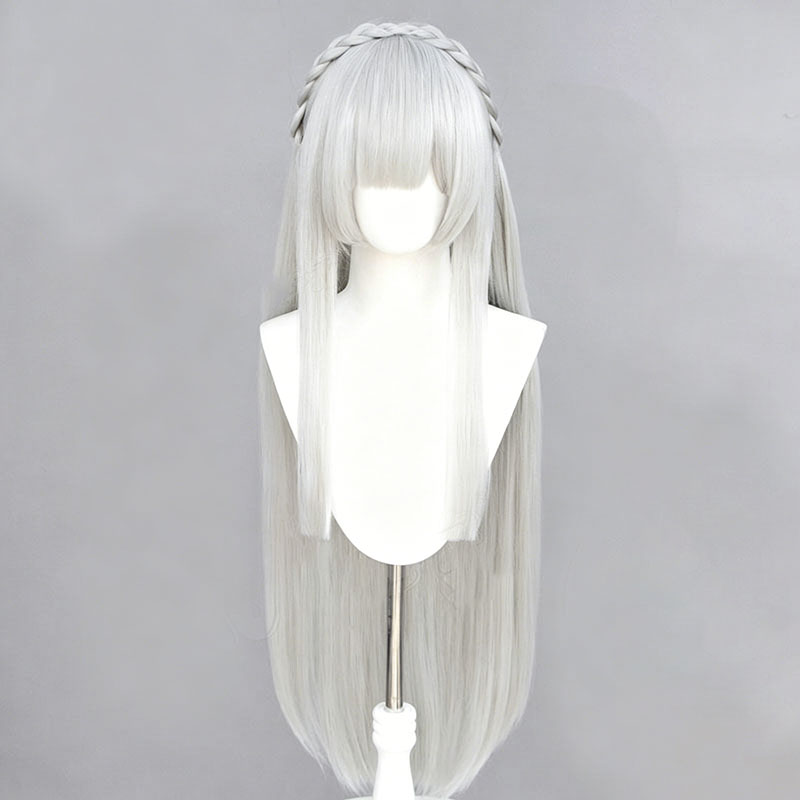 Peruca de cosplay anime re:zer - Men Accessories In Silver avaliação e preço
