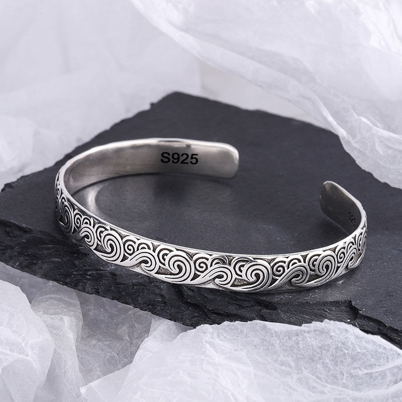 Pulseiras de prata esterlina 9 - Men'S Accessories Trending avaliação e preço