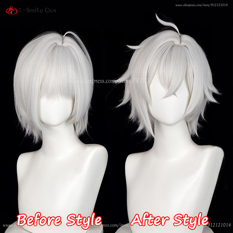 Peruca de cosplay zzz Seth Low - Men Accessories In Silver avaliação e preço