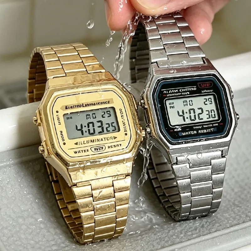 Relógios de Luxo F91W com Puls - Men'S Accessories Display avaliação e preço