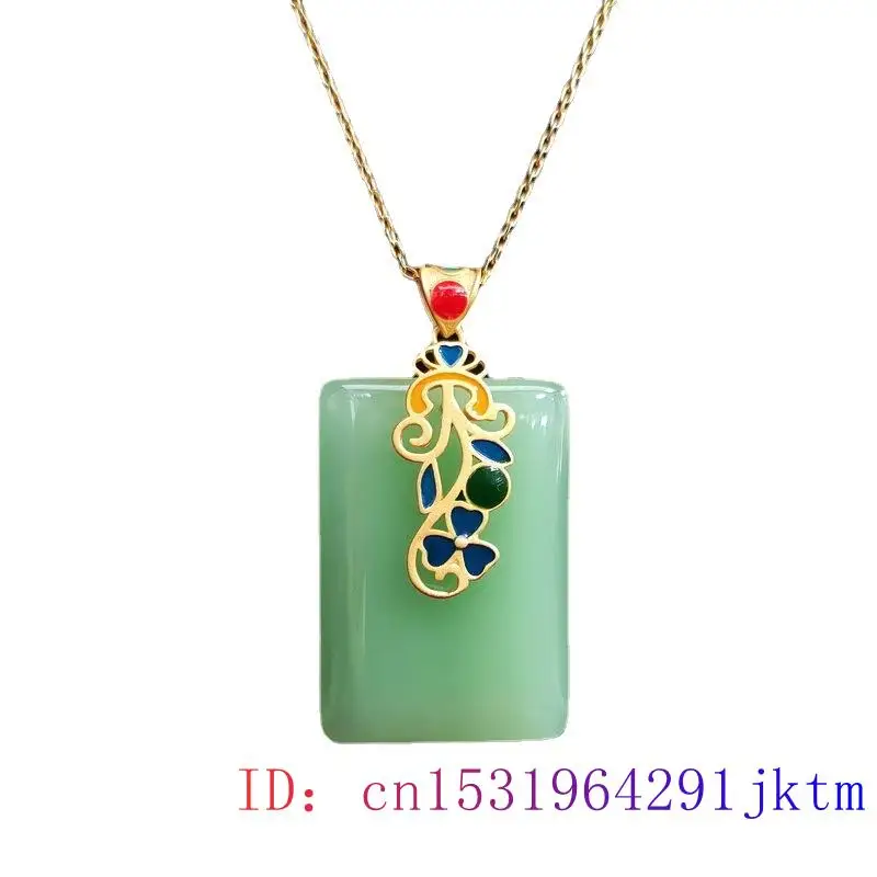 Jade pingente colar amuleto ca - Men Accessories In Silver avaliação e preço