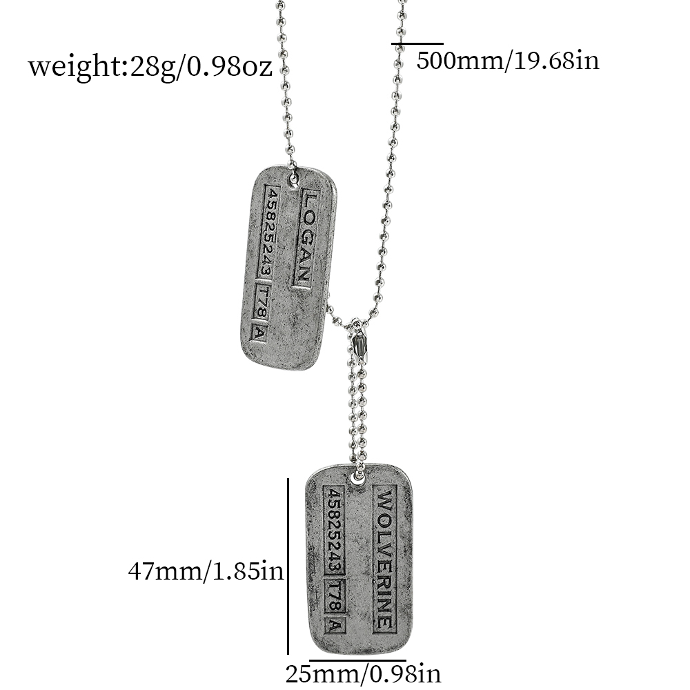 Colar Militar X-Men Wolverine  - Men Accessories Fashion avaliação e preço