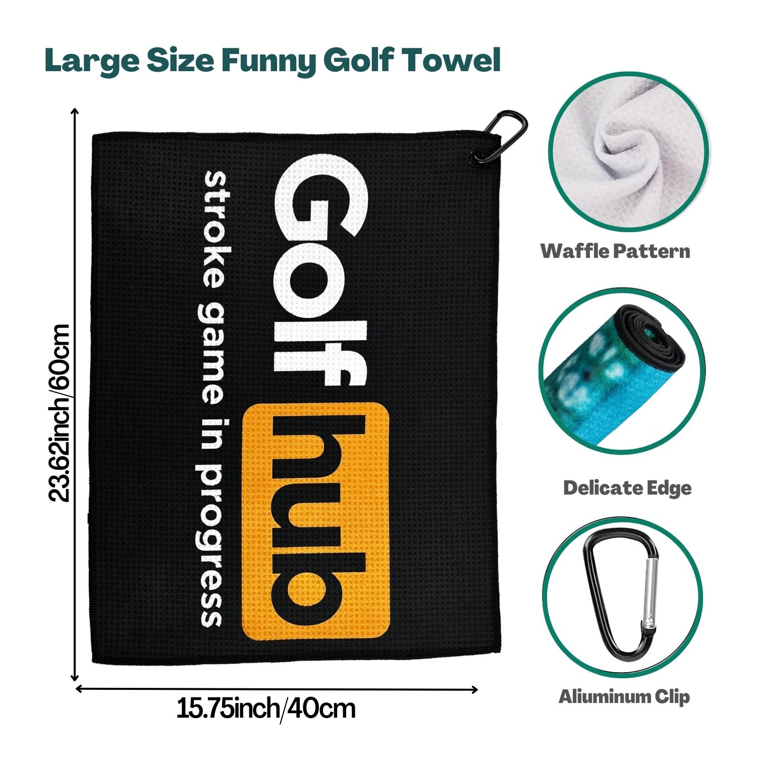 Toalha de golfe premium de mic - Men'S Accessories Premium avaliação e preço