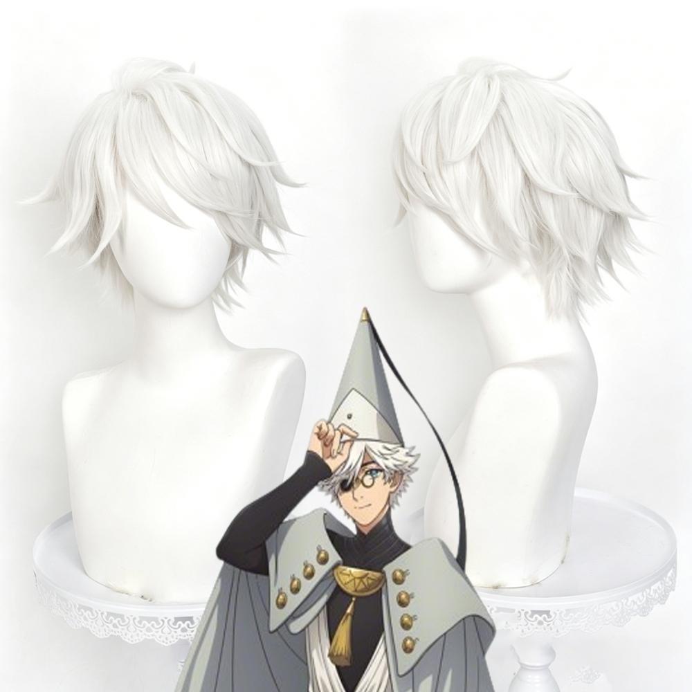 Peruca de Cosplay de Bruxa Ani - Men Accessories In Silver avaliação e preço