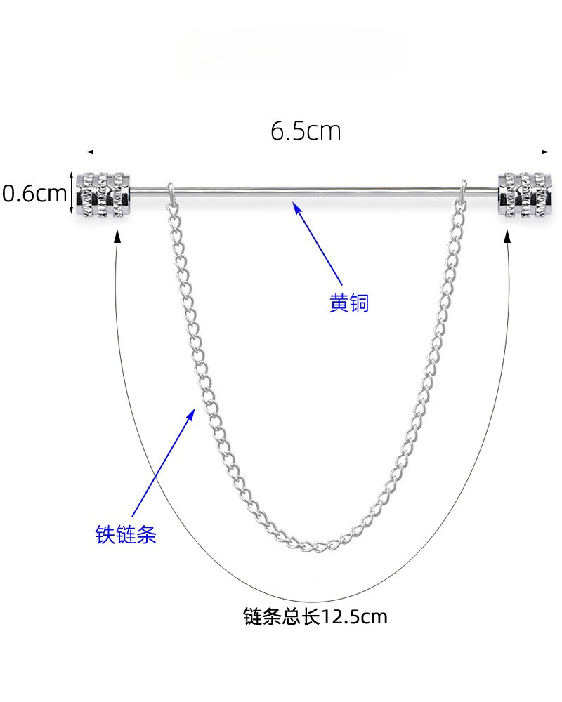 Novo Broche Masculino para Cam - Men'S Accessories Jewelry avaliação e preço
